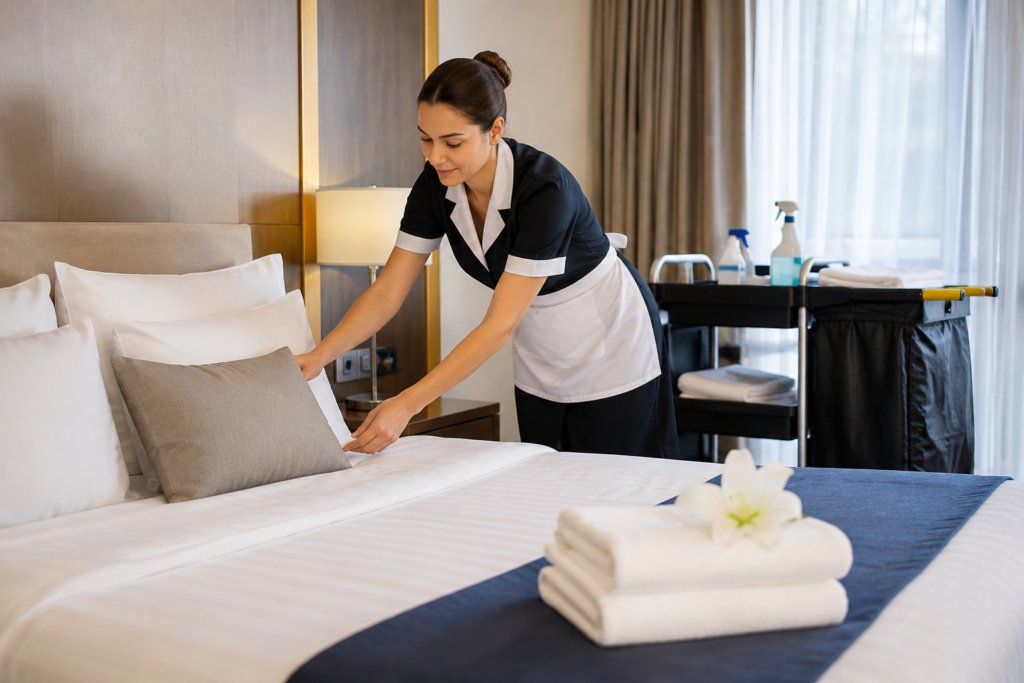 hotel cleaning